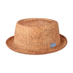 Stetson Townsend Pork Pie Toyo Straw Hat Brown Brun