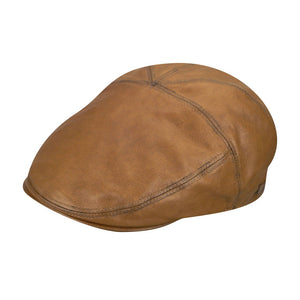 Bailey Glasby Sixpence Flat Cap Scotch Brown Brun 095-25137