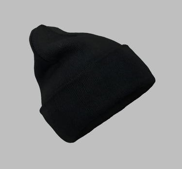 Blank Beastie Fold Up Beanie Huer Black Sort ST2608 Beastie