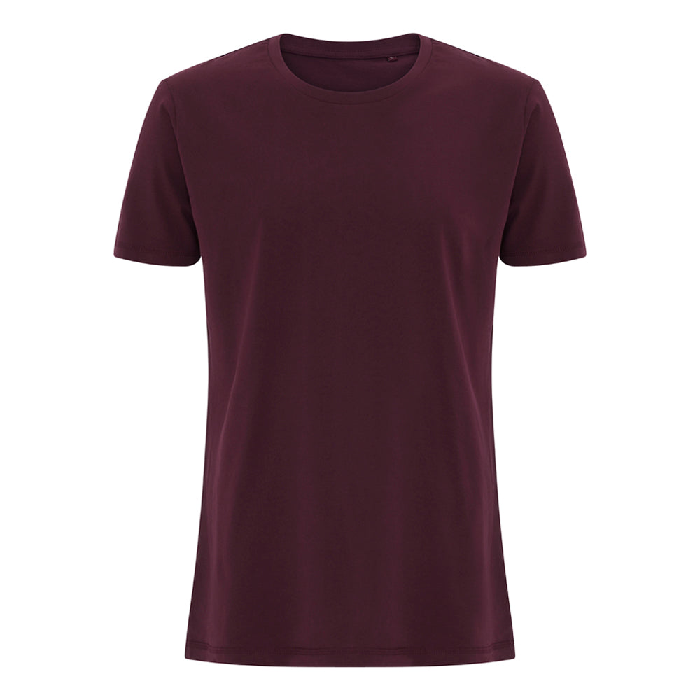 Blank Muscle Tee Fitted T-Shirt Burgundy Maroon Rød ST306