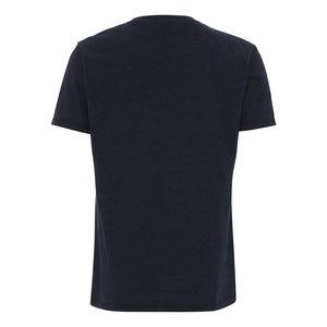 Blank Muscle Tee Fitted T-Shirt Heather Navy Blå ST306