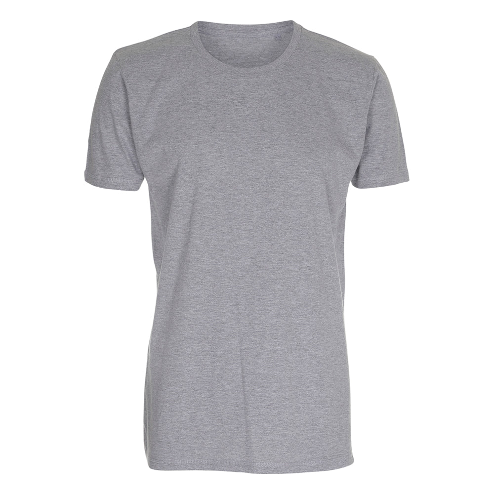 Blank Muscle Tee Fitted T-Shirt Oxford Grey Grå ST306