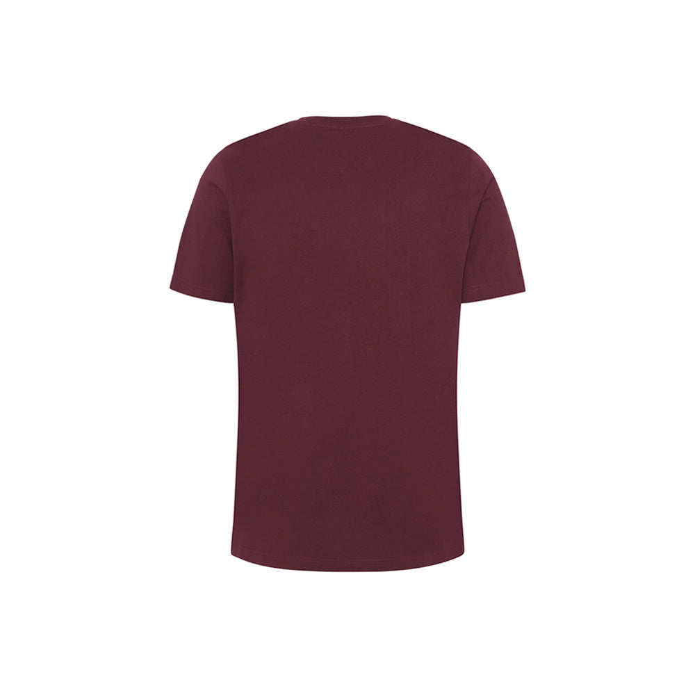 Blank T-shirt Classic Fit Burgundy Maroon Rød