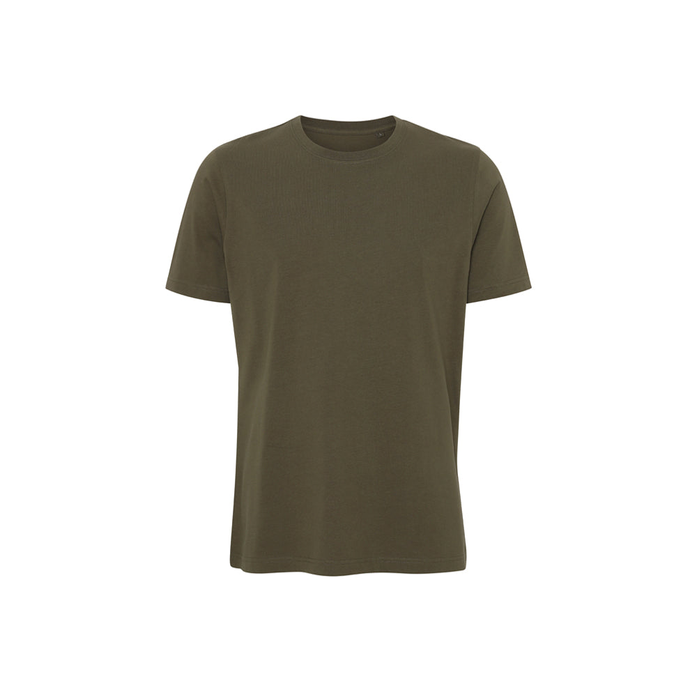Blank T-shirt Classic Fit New Army Olive Grøn