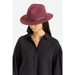 Brixton - Messer Fedora - Fedora Hat - Mahogany