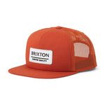 Brixton Palmer Proper MP Mesh Cap Trucker Snapback Rust Orange 11070 PHOPH