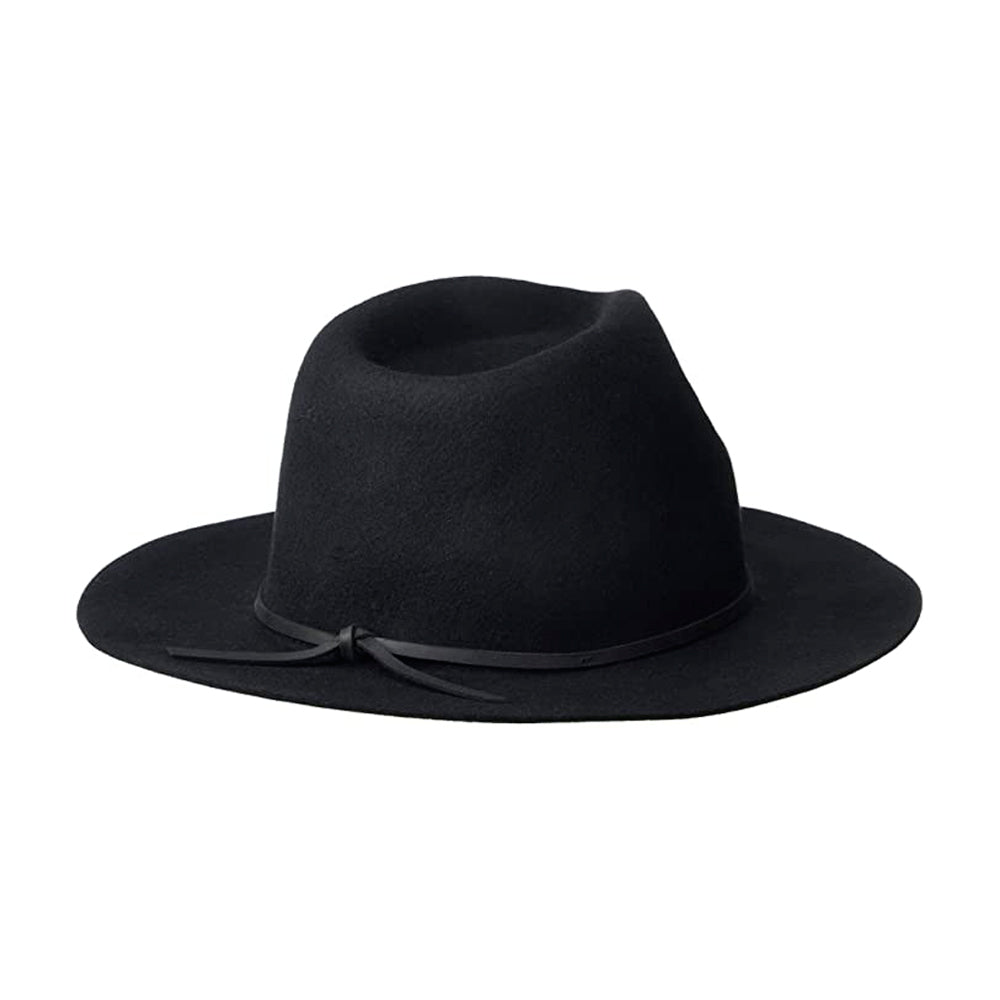 Brixton Wesley Fedora Fedora Hat Black Sort 10761-BLACK