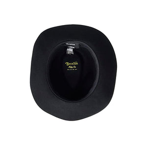 Brixton Wesley Fedora Fedora Hat Black Sort 10761-BLACK