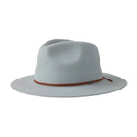 Brixton Wesley Fedora Fedora Hat Grey Grå 10761 GREY