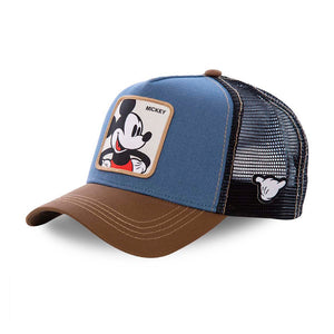 Capslab Disney Mickey Mouse Trucker Snapback Brown Blue Black Brun Blå Sort CL/DIS/1/MIC1