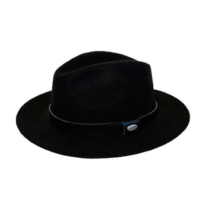 City Sport Hatte Fedora Hat Black Sort