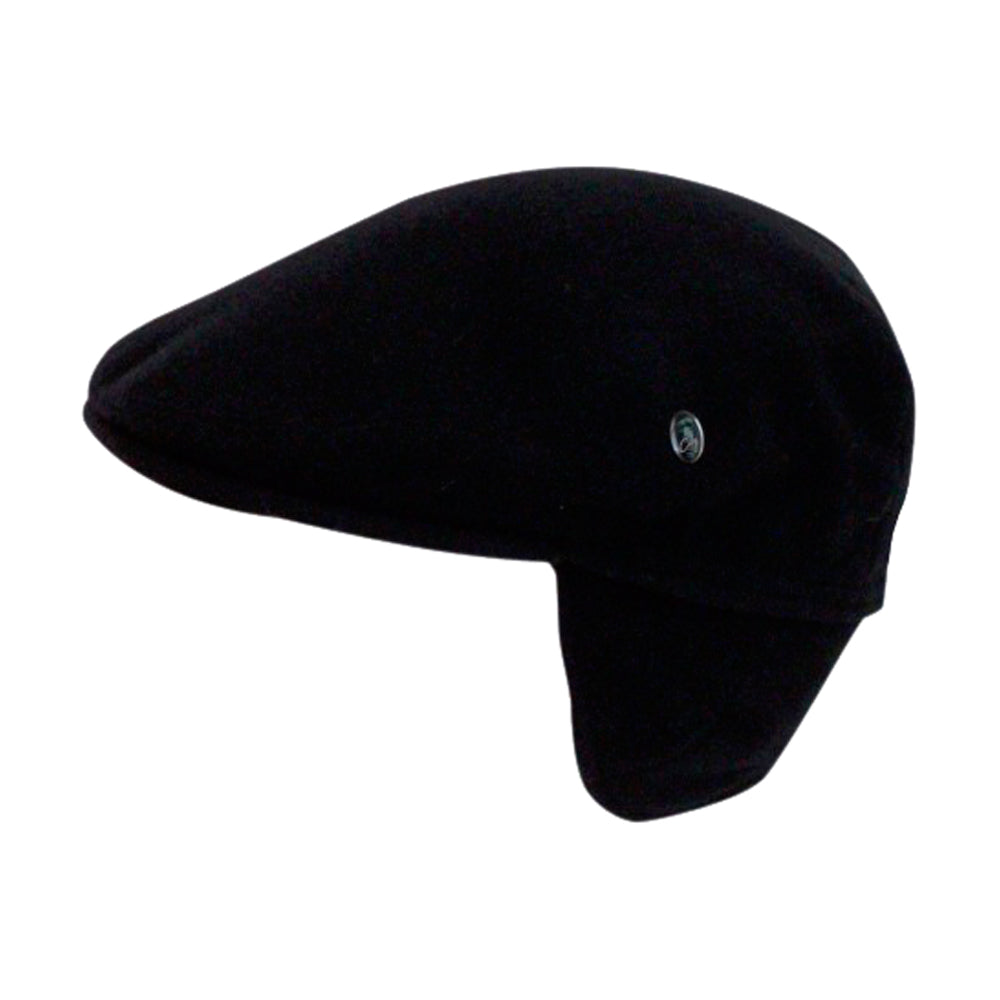 City Sport Sixpence With Earlaps M9/152 Flat Caps Black Sort