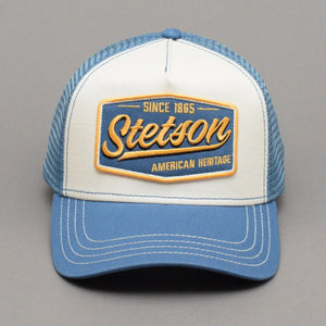 Stetson Vintage Trucker Snapback Blue Off White Blå Hvid 7761122-12