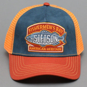 Stetson Fishermen´s Bay Trucker Snapback Navy Orange Blå 7756106-28