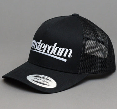 Ideal Cities Pack Amsterdam Trucker Snapback Black Sort