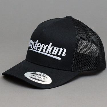 Ideal Cities Pack Amsterdam Trucker Snapback Black Sort