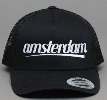 Ideal Cities Pack Amsterdam Trucker Snapback Black Sort
