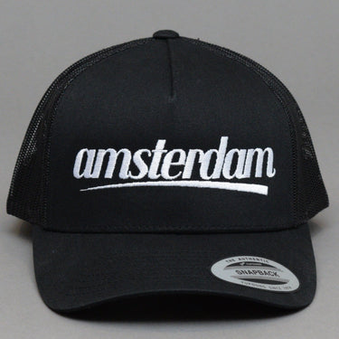 Ideal Cities Pack Amsterdam Trucker Snapback Black Sort