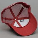 Brixton Crest X MP Mesh Cap Trucker Snapback Burgundy Burgundy Rød 10921 BUBUG