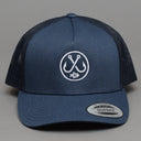 Ideal Fishing Badge Trucker Snapback Navy Blå