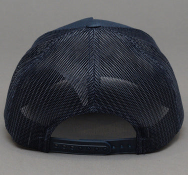 Ideal Fishing Badge Trucker Snapback Navy Blå