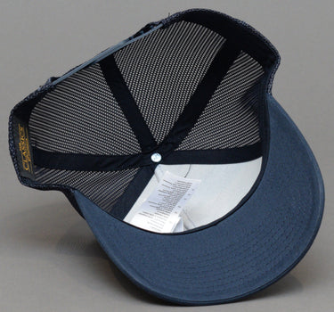 Ideal Fishing Badge Trucker Snapback Navy Blå