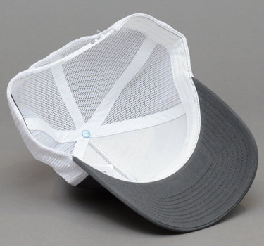 Ideal Fishing Badge Trucker Snapback Grey White Grå Hvid
