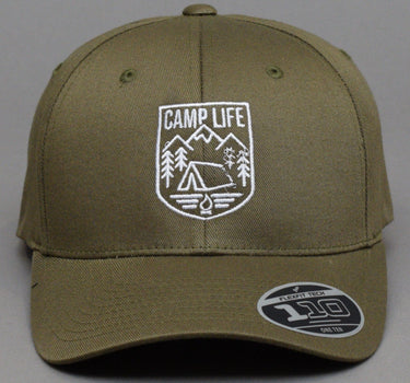 Ideal Camp Life Snapback Olive Grøn