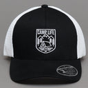 Ideal Camp Life Trucker Mesh Snapback Black White Sort Hivd
