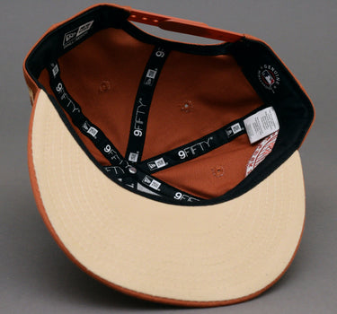 New Era MLB New York NY Yankees 9Fifty Side Patch Medium Snapback Medium Brown Beige Brun 60298839 