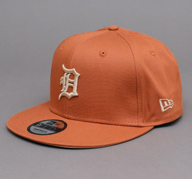 New Era MLB Detroit Tigers 9Fifty Side Patch Medium Snapback Medium Brown Beige Brun 60298845