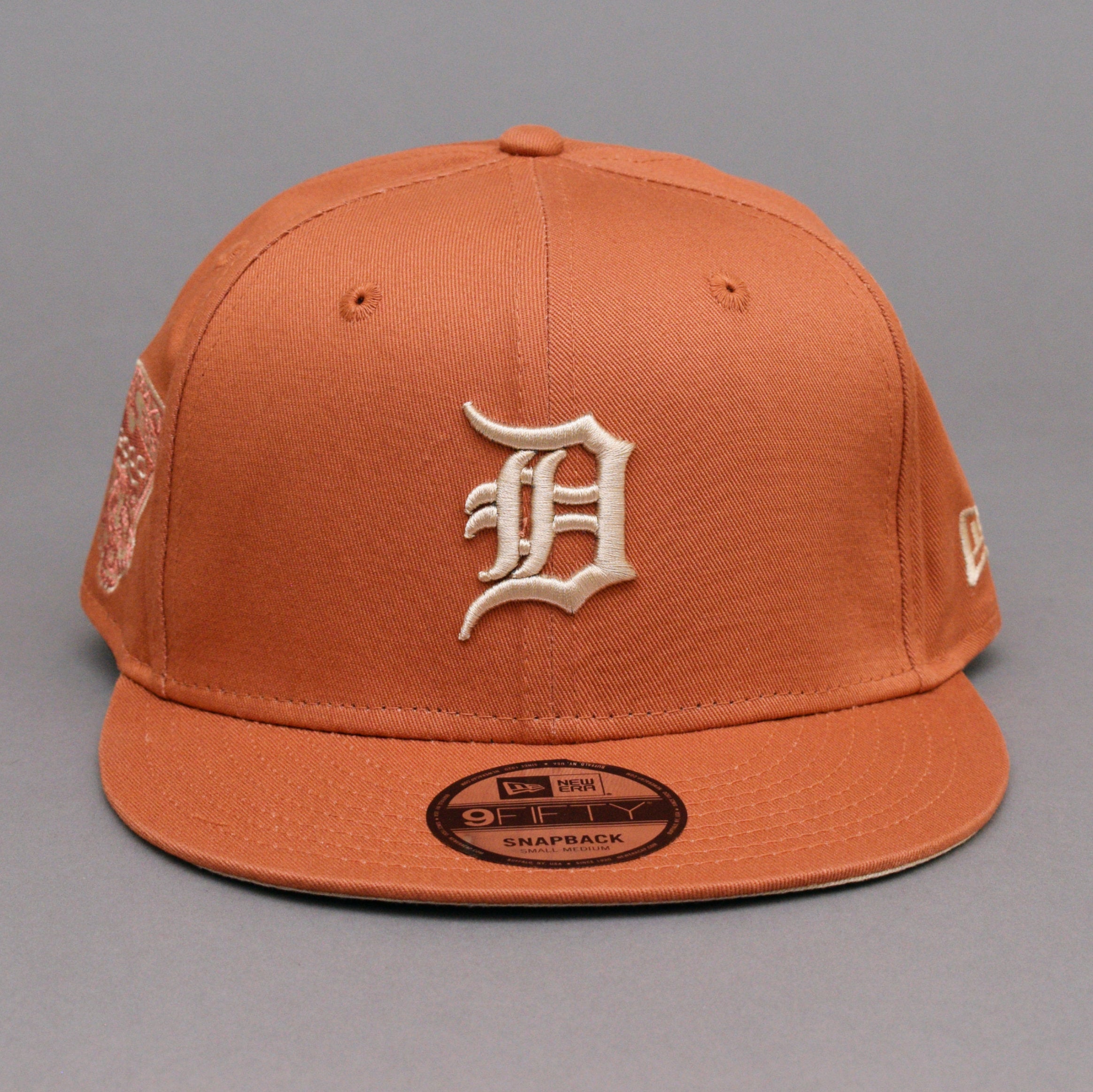 New Era MLB Detroit Tigers 9Fifty Side Patch Medium Snapback Medium Brown Beige Brun 60298845