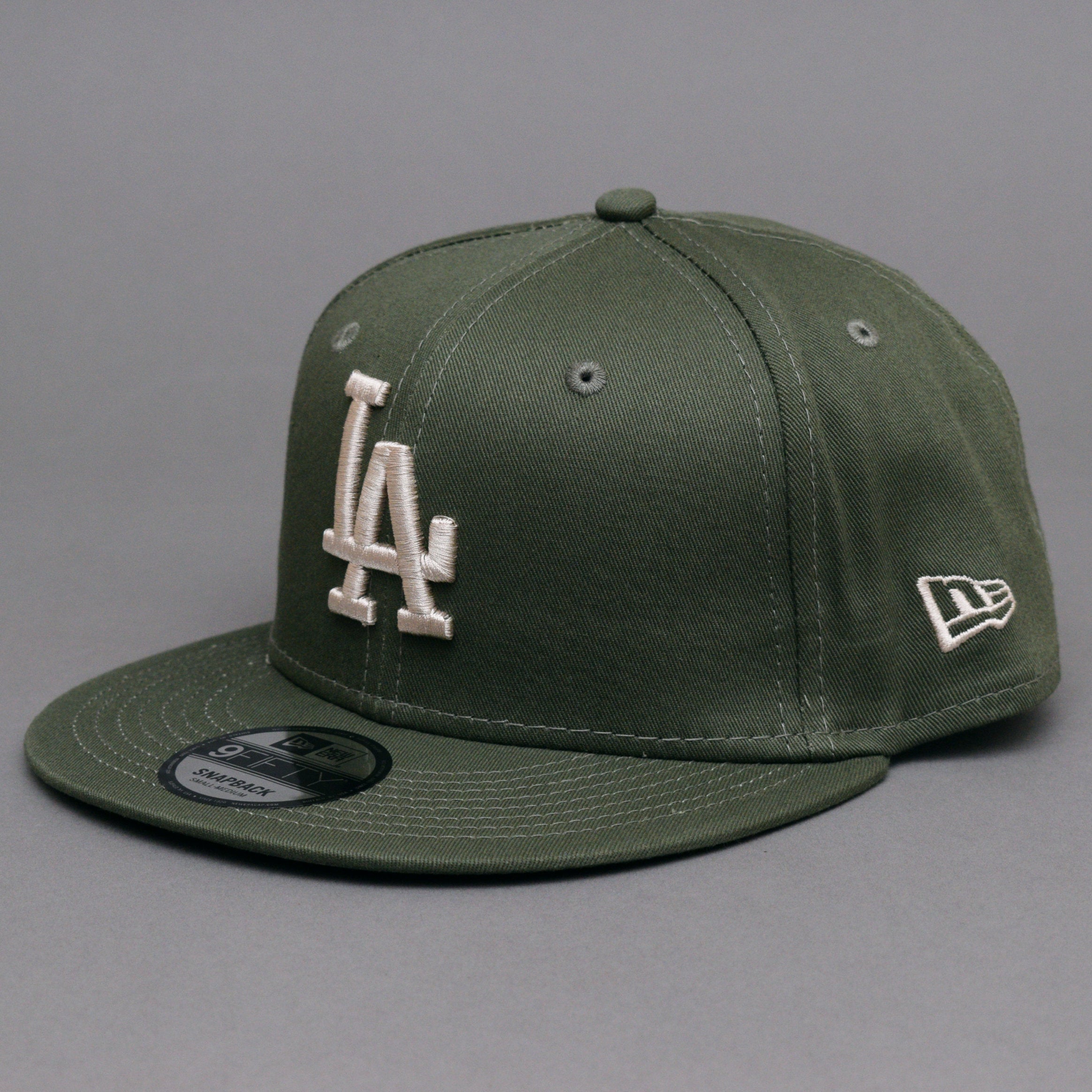 New Era MLB Los Angeles  LA Dodgers 9Fifty Essential Snapback Olive Stone Grøn 60298733