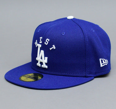 New Era MLB Los Angeles LA Dodgers 59Fifty Team League Fitted Blue White Blå Hvid 60298716 