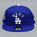 New Era MLB Los Angeles LA Dodgers 59Fifty Team League Fitted Blue White Blå Hvid 60298716 