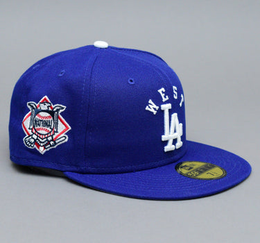 New Era MLB Los Angeles LA Dodgers 59Fifty Team League Fitted Blue White Blå Hvid 60298716 