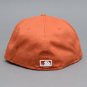 New Era MLB Oakland Athletics 59Fifty Essential Fitted Medium Brown White Brun Hvid 60298741