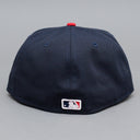New Era MLB Cleveland Guardians 59Fifty Authentic Performance Fitted Navy Red Blå Rød 60288651 