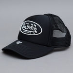 Von Dutch Tampa Trucker Snapback Black Black Sort 7030437