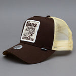 Djinns HFT Coffee Trucker Snapback Dark Brown Brun 1004960