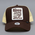 Djinns HFT Coffee Trucker Snapback Dark Brown Brun 1004960