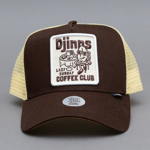 Djinns HFT Coffee Trucker Snapback Dark Brown Brun 1004960