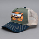 Stetson Chrome Trucker Snapback Navy Olive Beige Blå Grøn  7751196-25