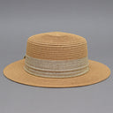 MJM Hats Luca W Paper Straw Hat Strå Hat Brown Brun 01L76289750