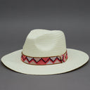 MJM Hats Mesina W Paper Straw Hat Strå Hat Natural Beige 01L78289020
