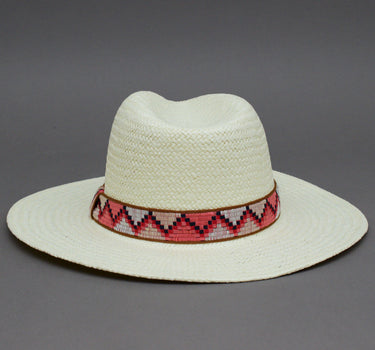 MJM Hats Mesina W Paper Straw Hat Strå Hat Natural Beige 01L78289020