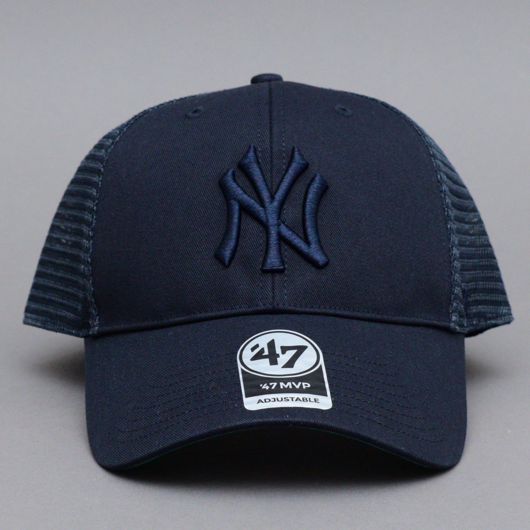 47 Brand MLB New York NY Yankees MVP Branson Trucker Snapback Navy Navy Blå B-BRANS17CTP-NYA