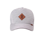 Djinns HTF MelangePique Trucker Snapback Grey Grå 1004075