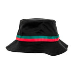 Flexfit Bucket Hat 5003 Black Stripe Sort