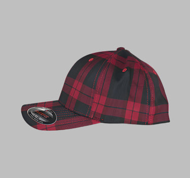 Flexfit Baseball Check Flexfit 6197 Red Rød